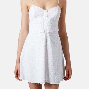 Topshop Cotton Eyelet Sundress